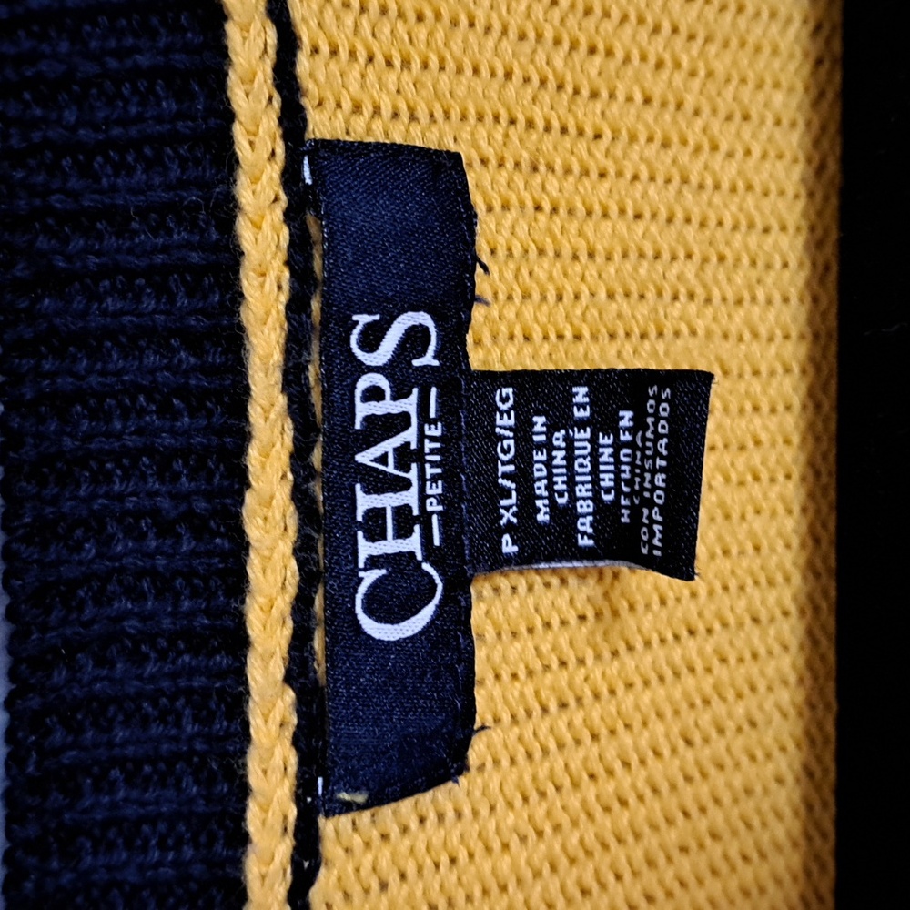 CHAPS V-Neck Sweater | PXL - Picture 5 of 6